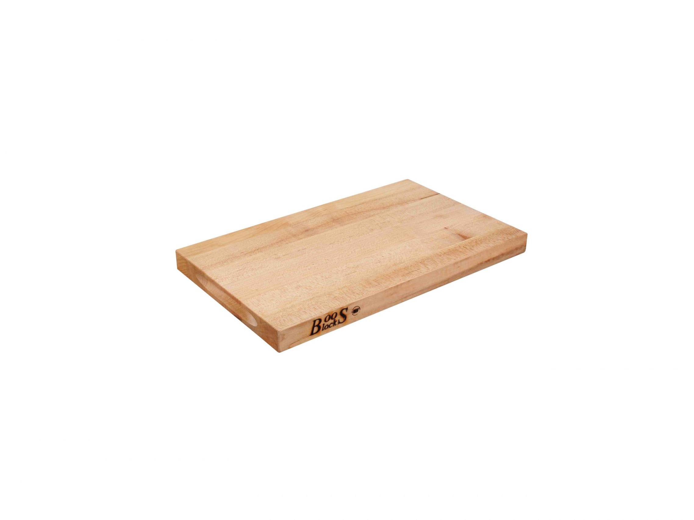 Pro Chef Lite Hard Maple Cutting Board with recessed handles; can be used on both sides 3