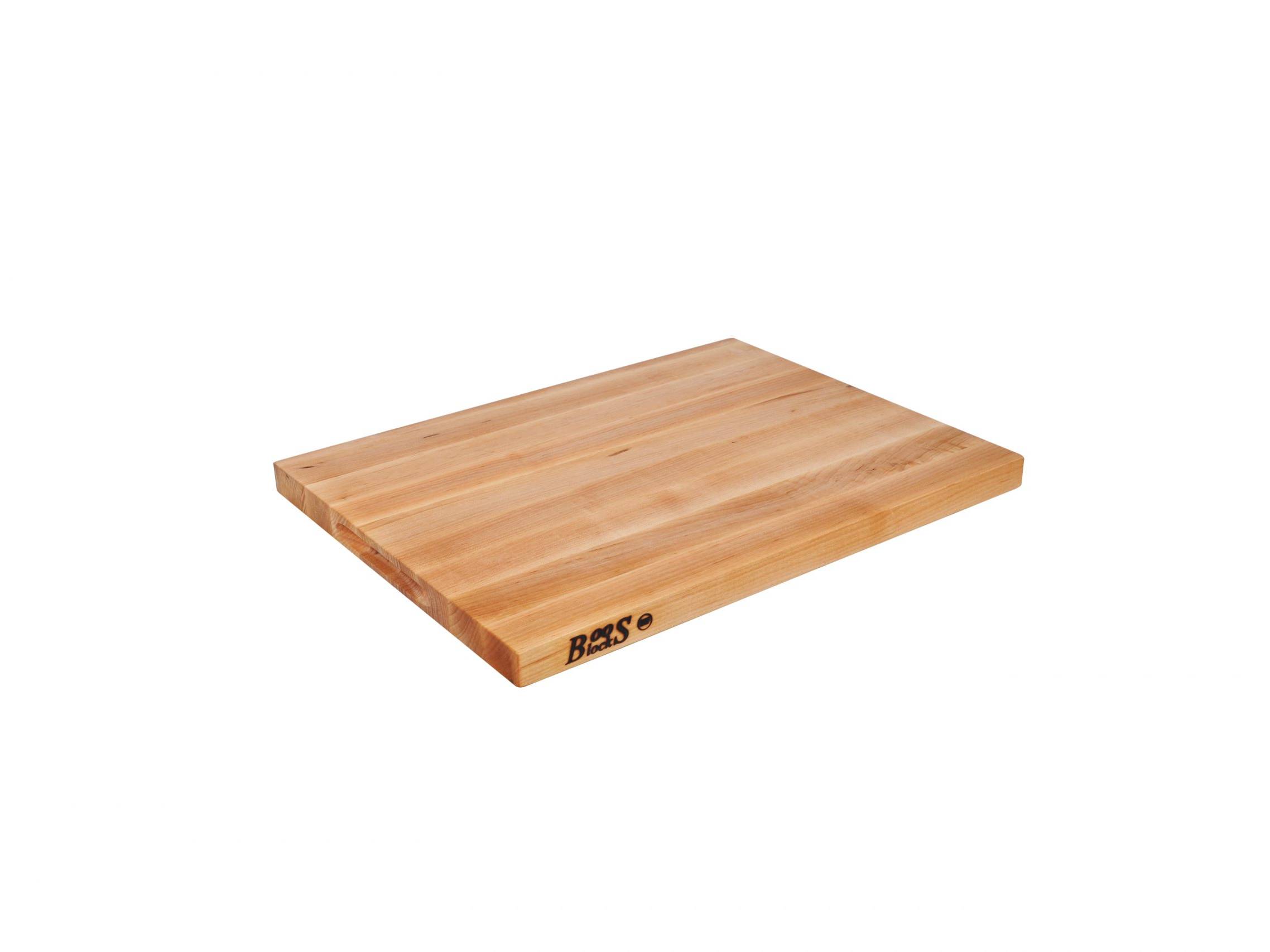 Pro Chef Lite Hard Maple Cutting Board with recessed grip; can be used on both sides 25