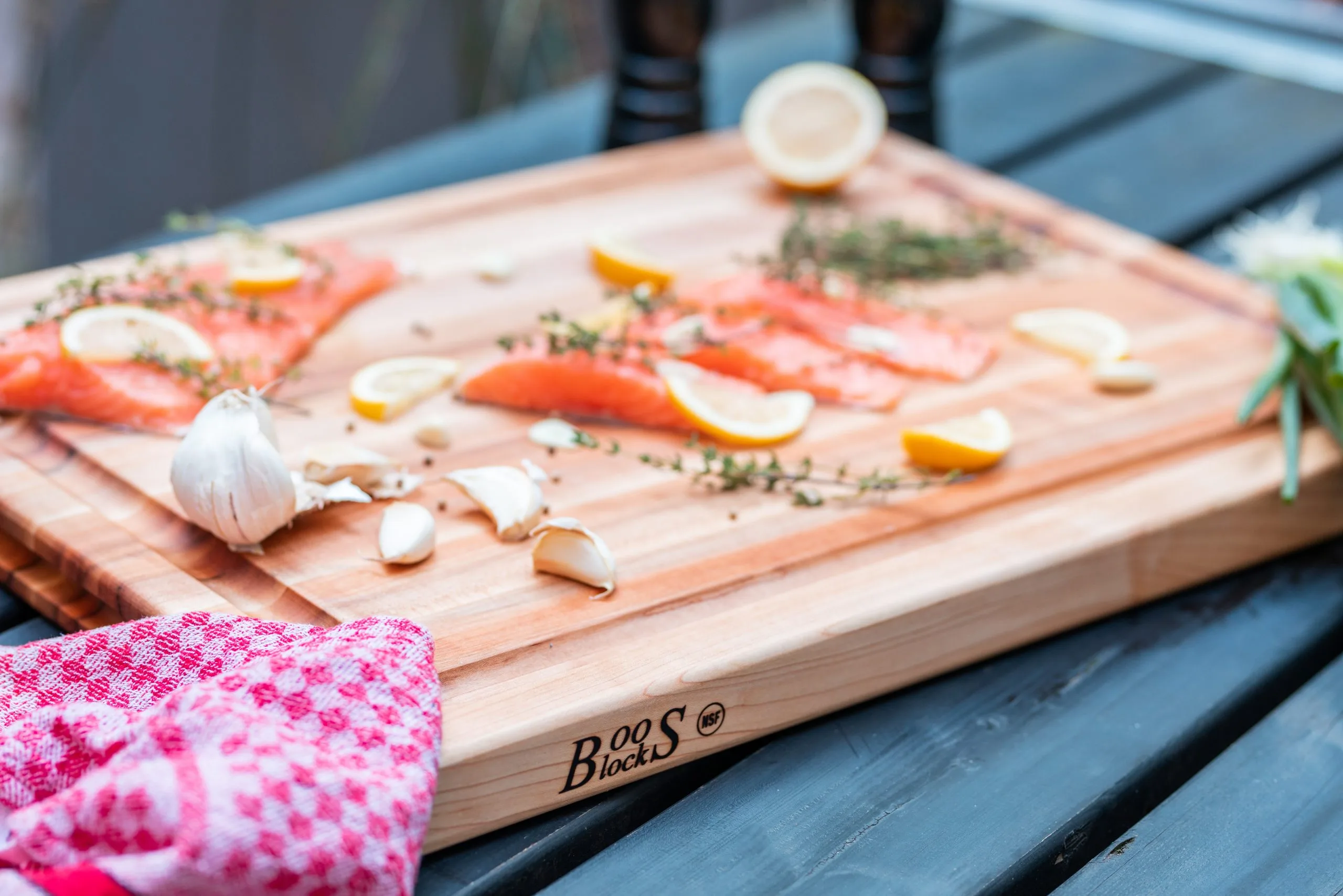 Pro Chef Hard Maple Schneidebrett mit Saftrille und Griffmulden; beidseitig einsetzbar 12 Pro Chef Hard Maple Schneidebrett mit Saftrille und Griffmulden; beidseitig einsetzbar 11