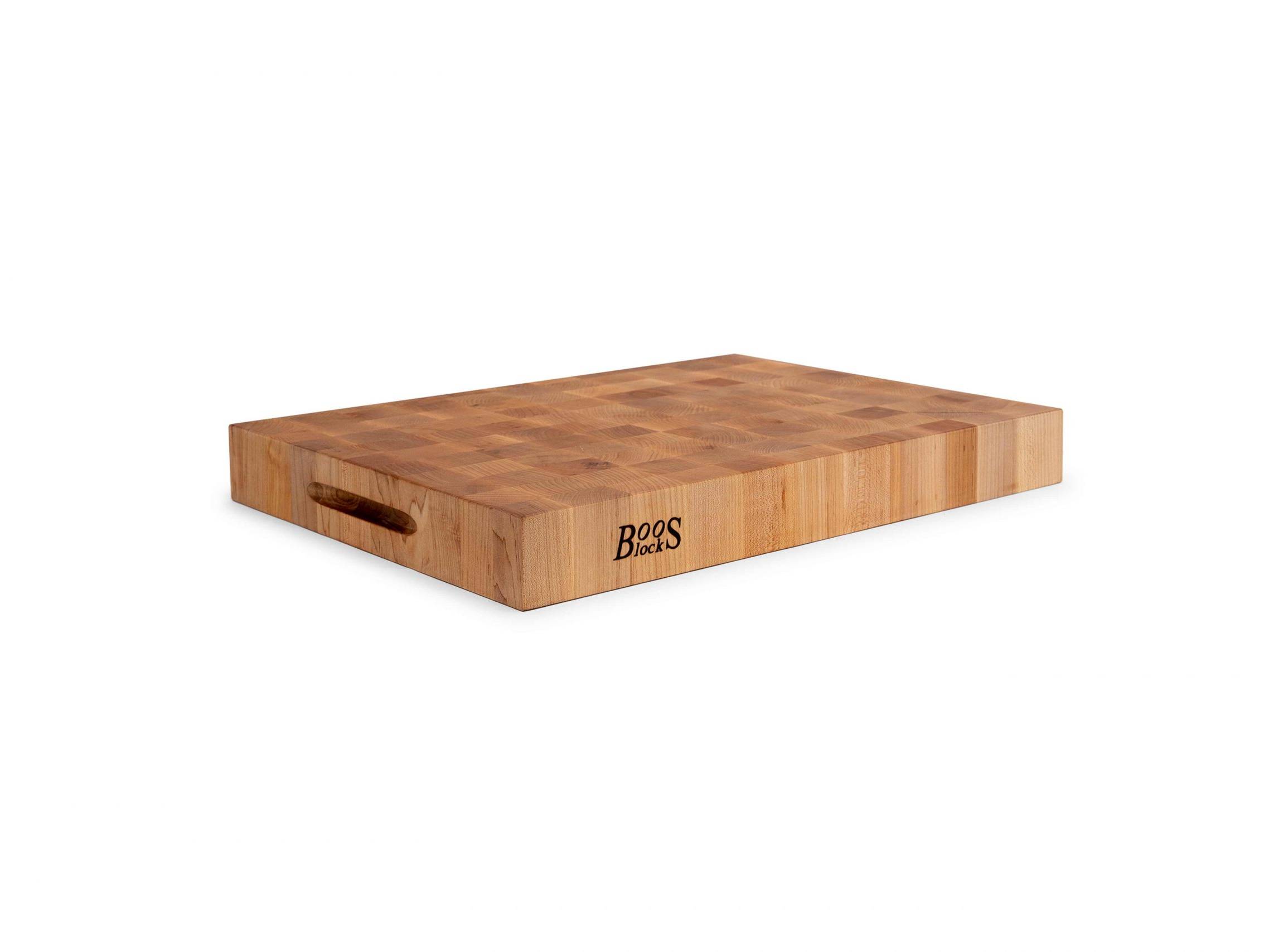 Boos® Hard Maple face wood chopping board with recessed grips; can be used on both sides 57