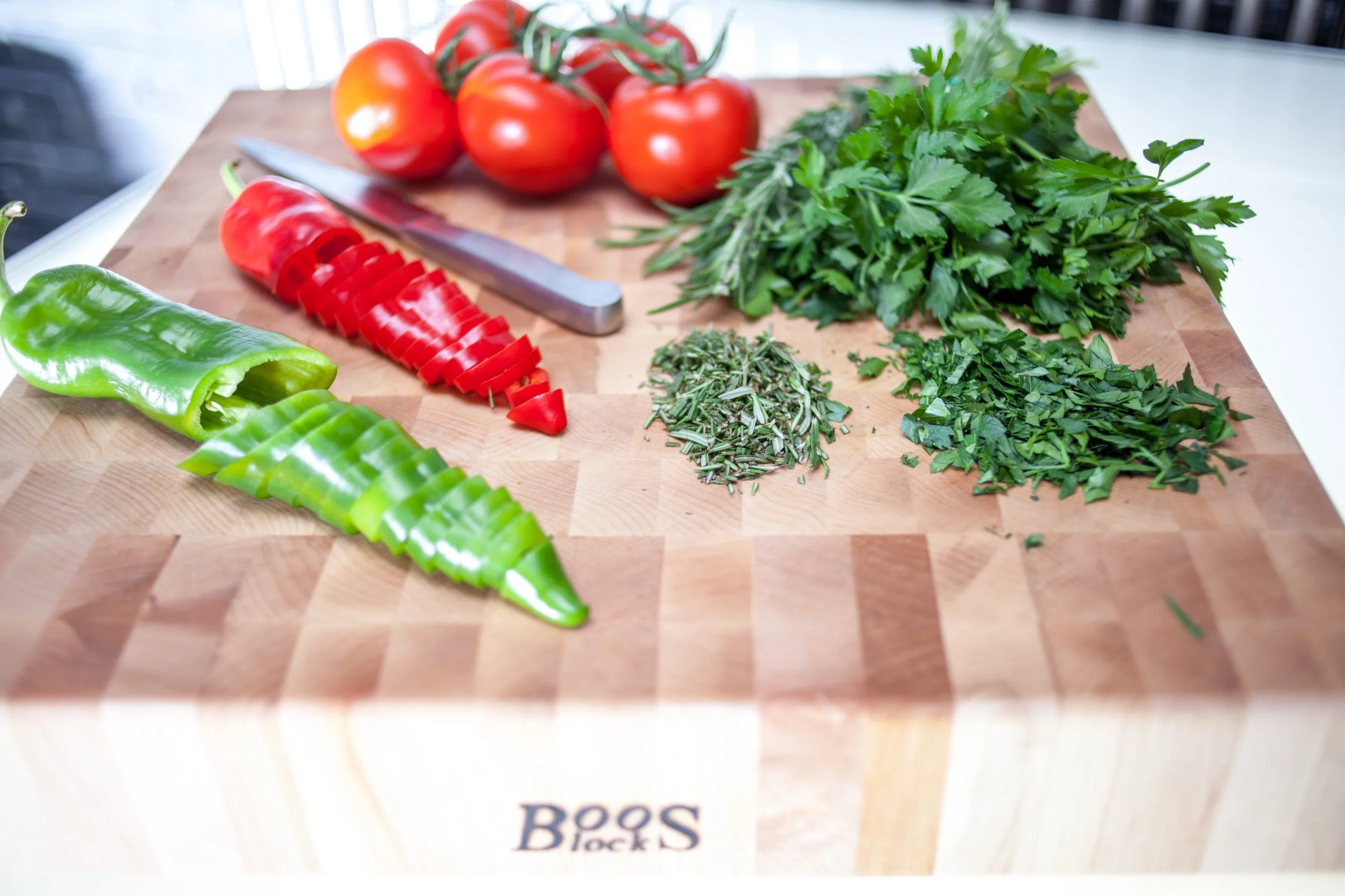 Boos® Hard Maple Stirnholzhackbrett mit Griffmulden; beidseitig einsetzbar 8 Boos® Hard Maple Stirnholzhackbrett mit Griffmulden; beidseitig einsetzbar 7