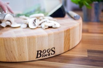 Boos® Hard Maple round chopping board (cannot be used on both sides) 11