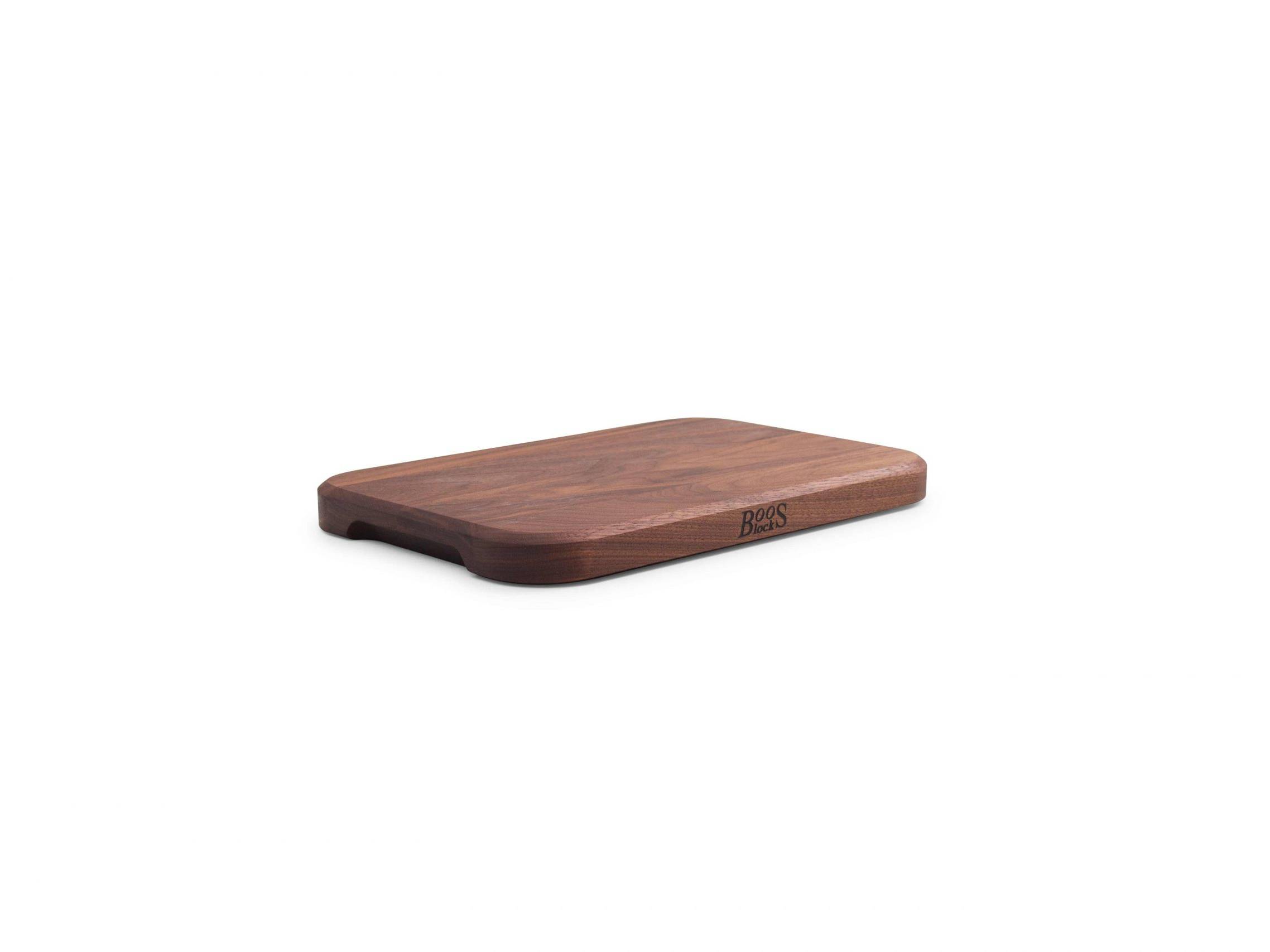 Chop-N-Serve Black Walnut Cutting Board with Recessed Handles; Can Be Used on Both Sides 75
