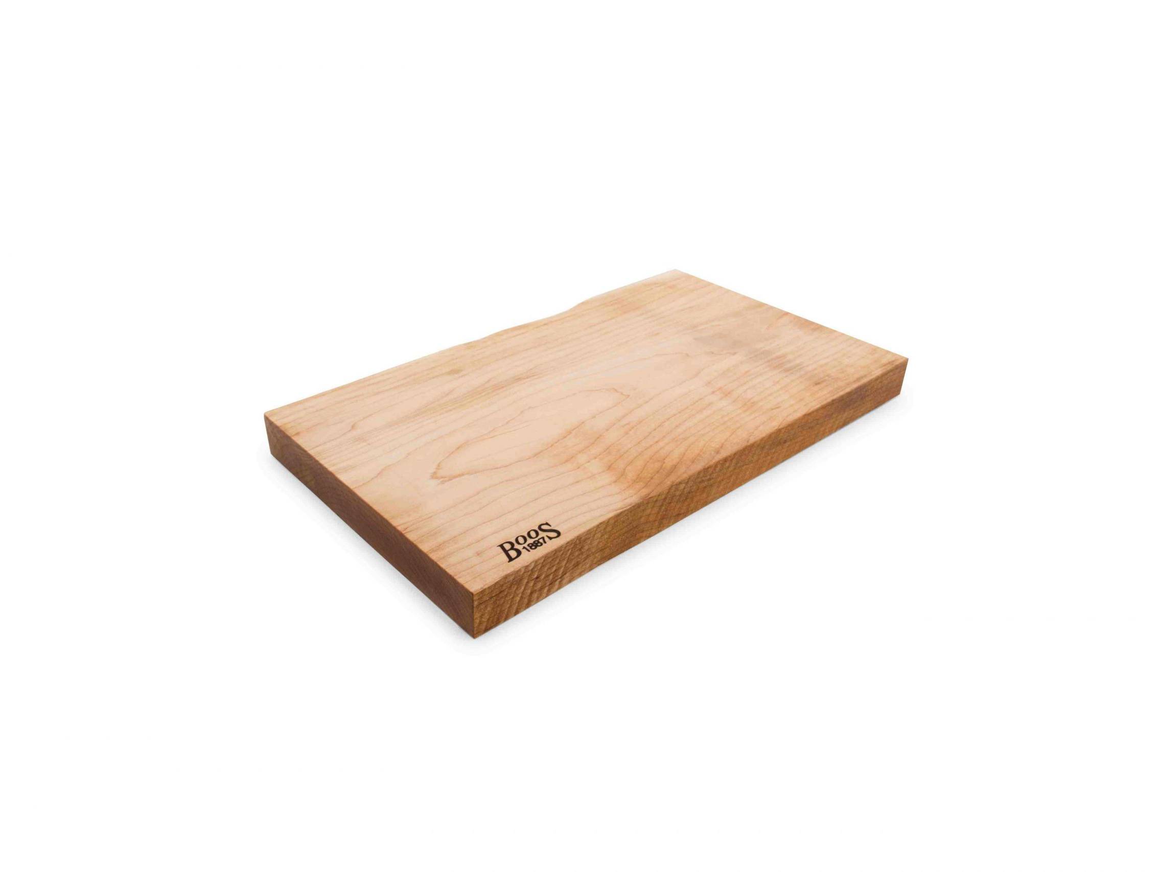 Boos 1887 / Rustic Edge one piece cutting board; hard maple; can be used on both sides 3
