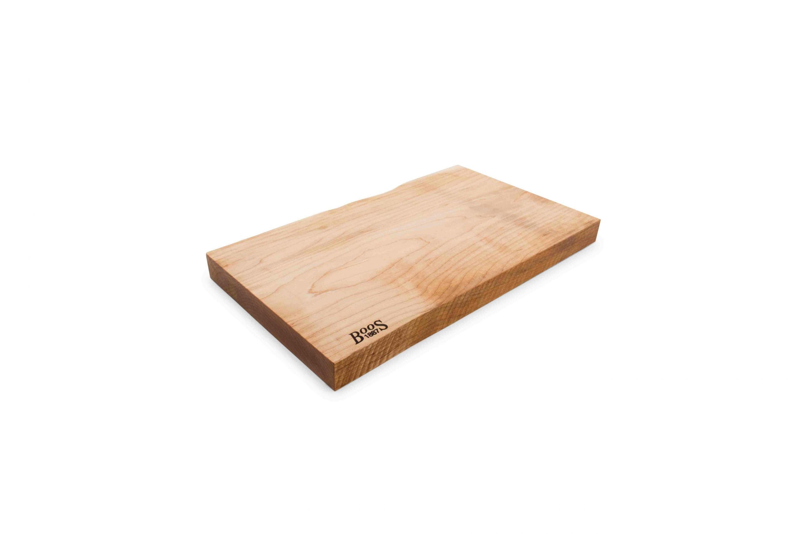 Boos 1887 / Rustic Edge One-piece cutting board; hard maple; can be used on both sides 11