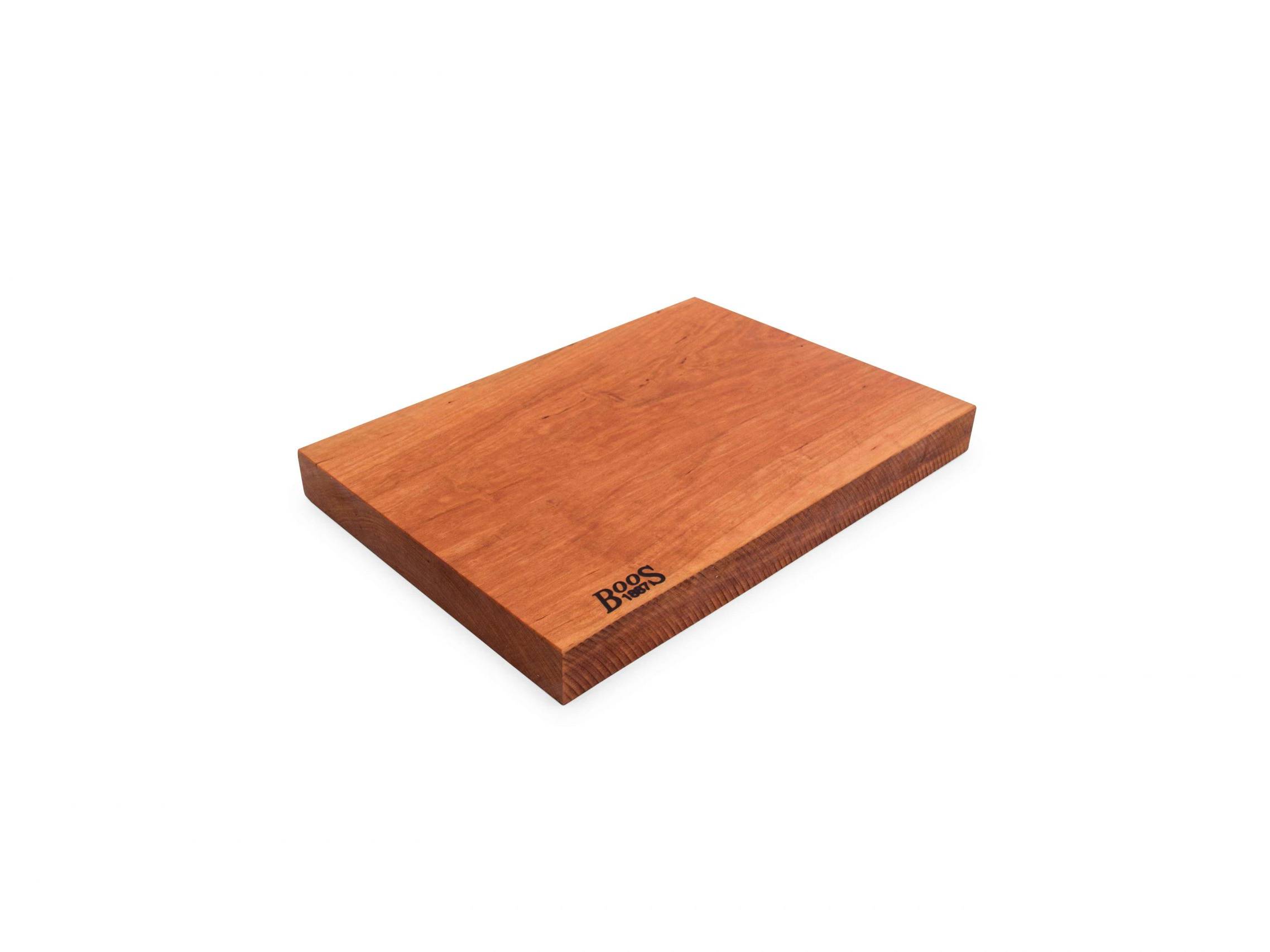 Boos 1887 / Rustic Edge one piece cutting board; American Cherry; can be used on both sides 41