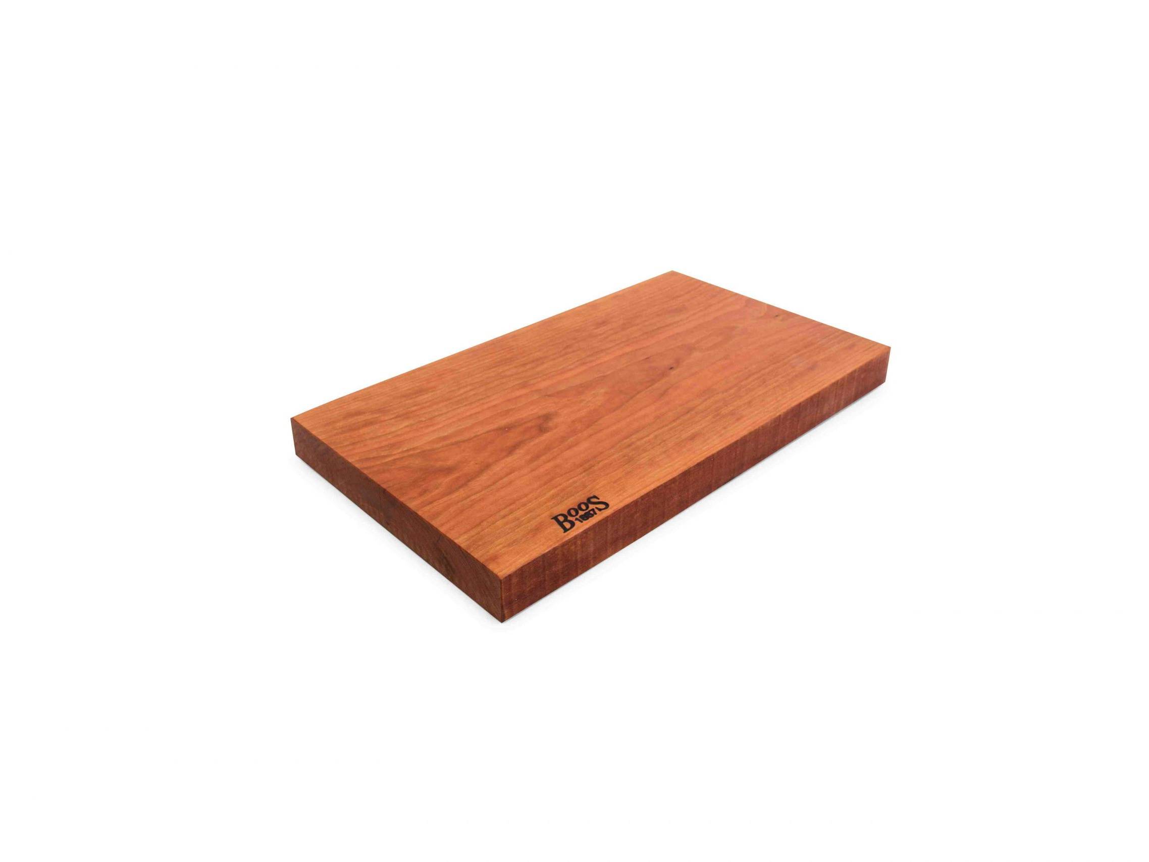 Boos 1887 / Rustic Edge one piece cutting board; American Cherry; can be used on both sides 7