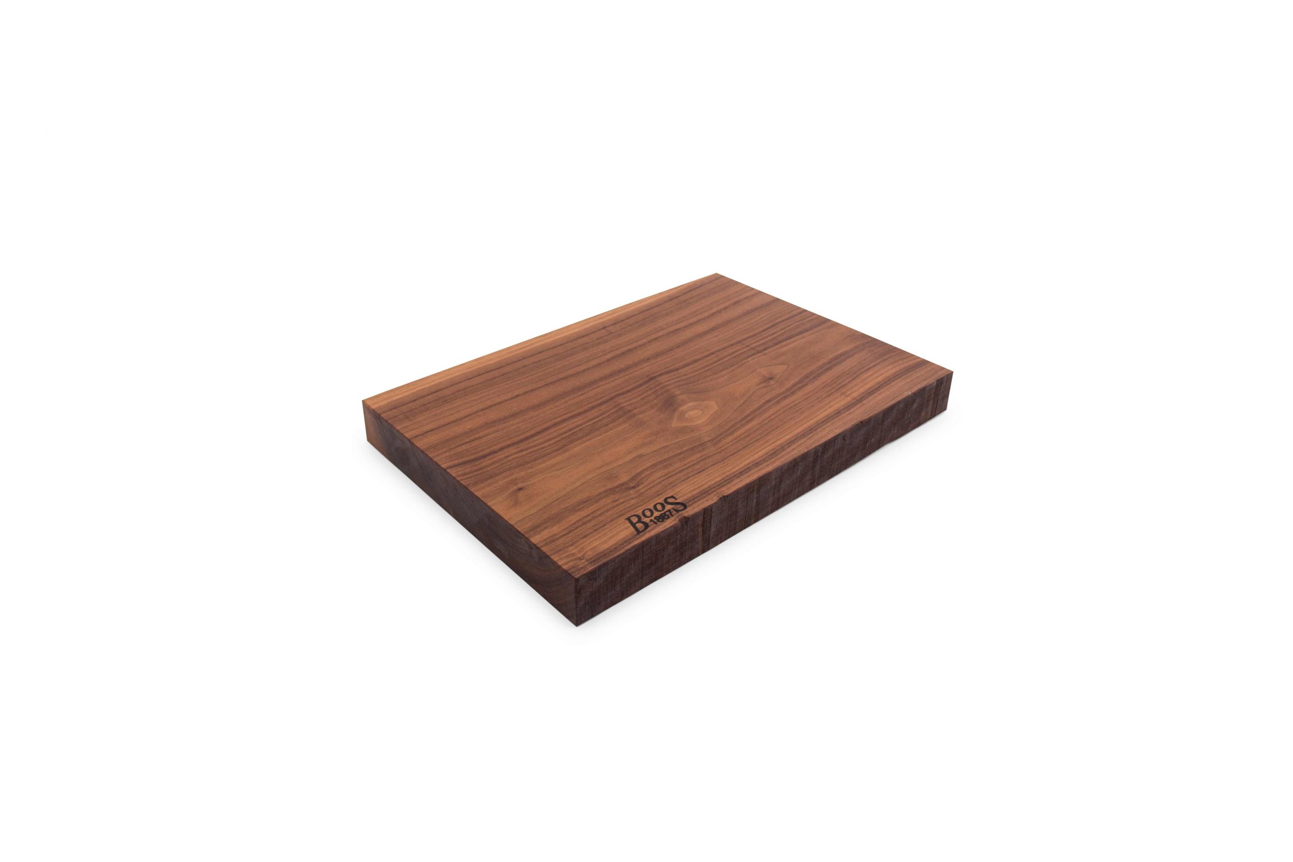 Boos 1887 / Rustic Edge one piece cutting board; Black Walnut; can be used on both sides 3