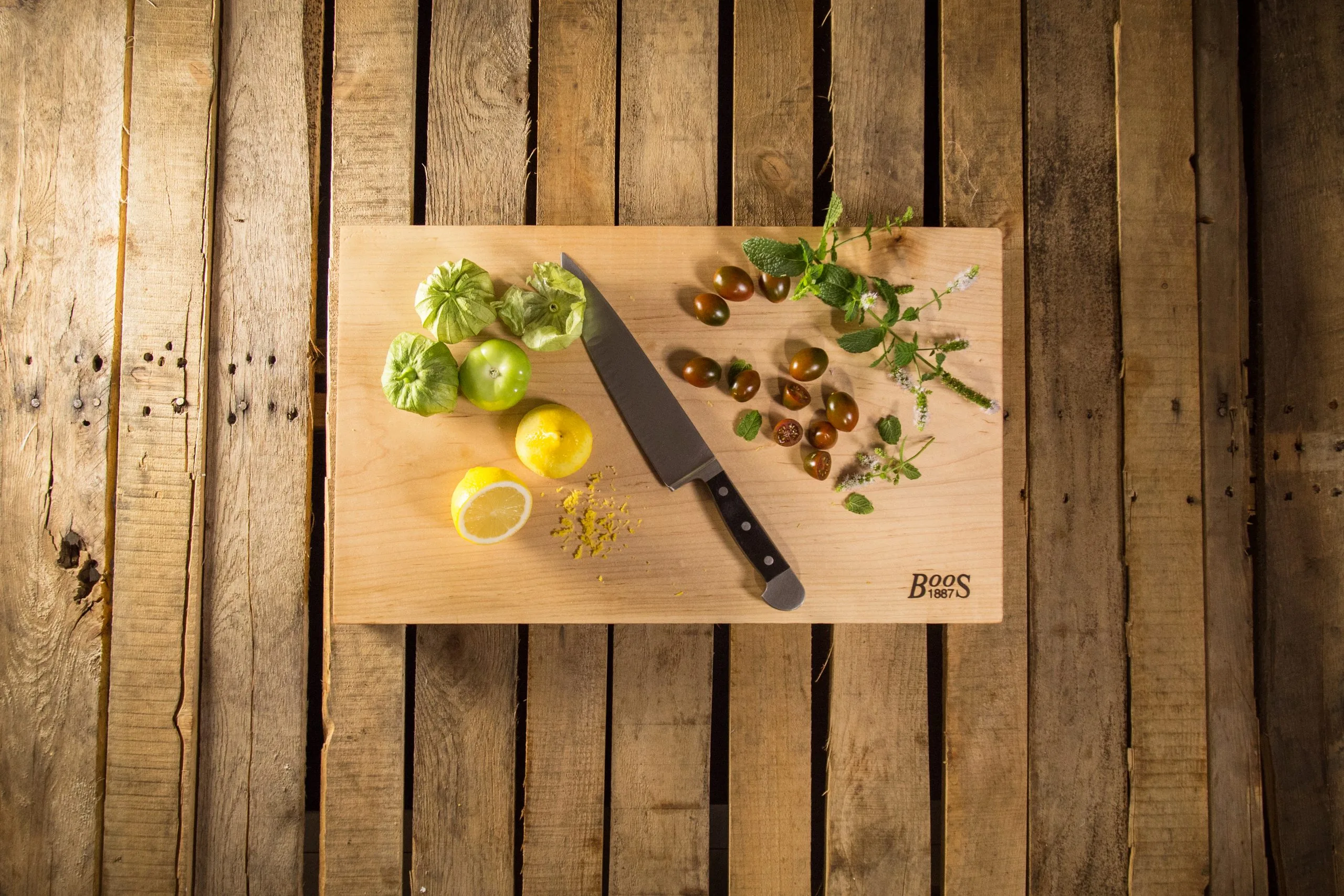 Boos 1887 / Rustic Edge Schneidebrett aus einem Stück; Hard Maple; beidseitig einsetzbar 10 Boos 1887 / Rustic Edge Schneidebrett aus einem Stück; Hard Maple; beidseitig einsetzbar 9