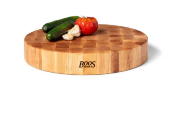 Boos Block® Hard Maple round chopping board (not usable on both sides) 11