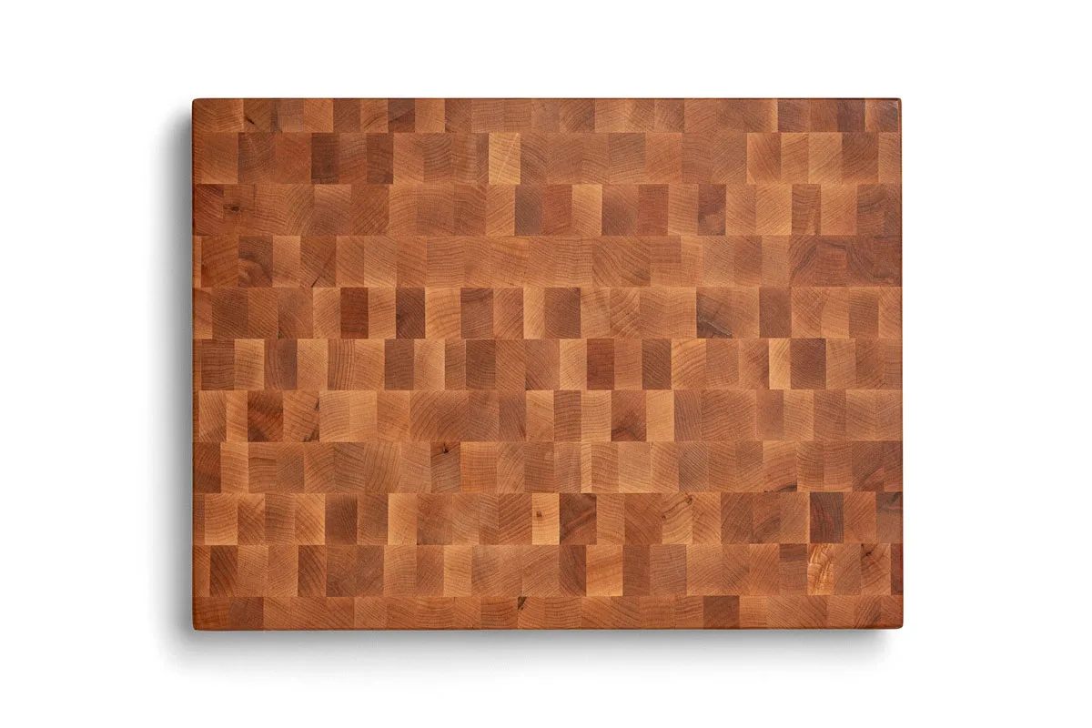 Boos® Hard Maple Stirnholzhackbrett mit Griffmulden; beidseitig einsetzbar 1