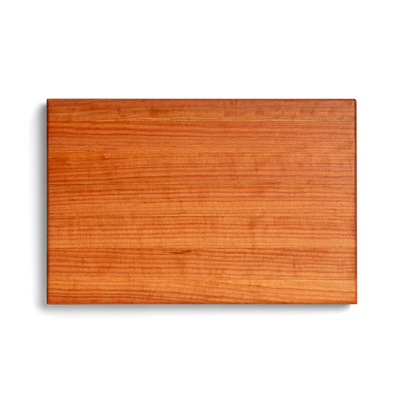 Pro Chef American Cherry Schneidebrett mit Griffmulden; beidseitig einsetzbar 1