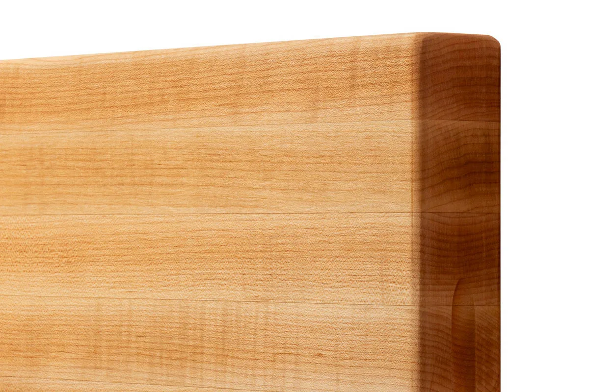 Pro Chef Hard Maple Schneidebrett mit Griffmulden; beidseitig einsetzbar 3