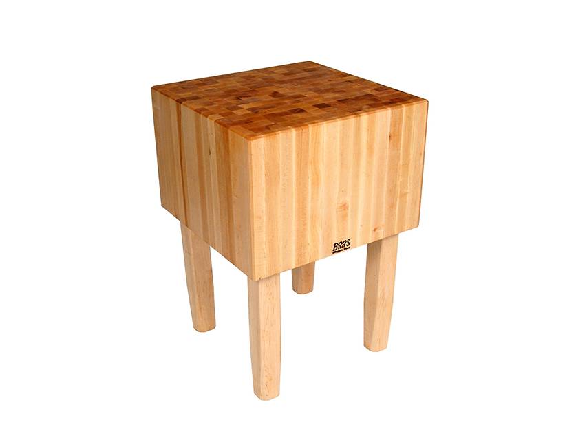 Klassischer Boos® AA Butcher Block; Stirnholzkonstruktion; North American Hard Maple; natürliches Finish mit Bienenwachs 55