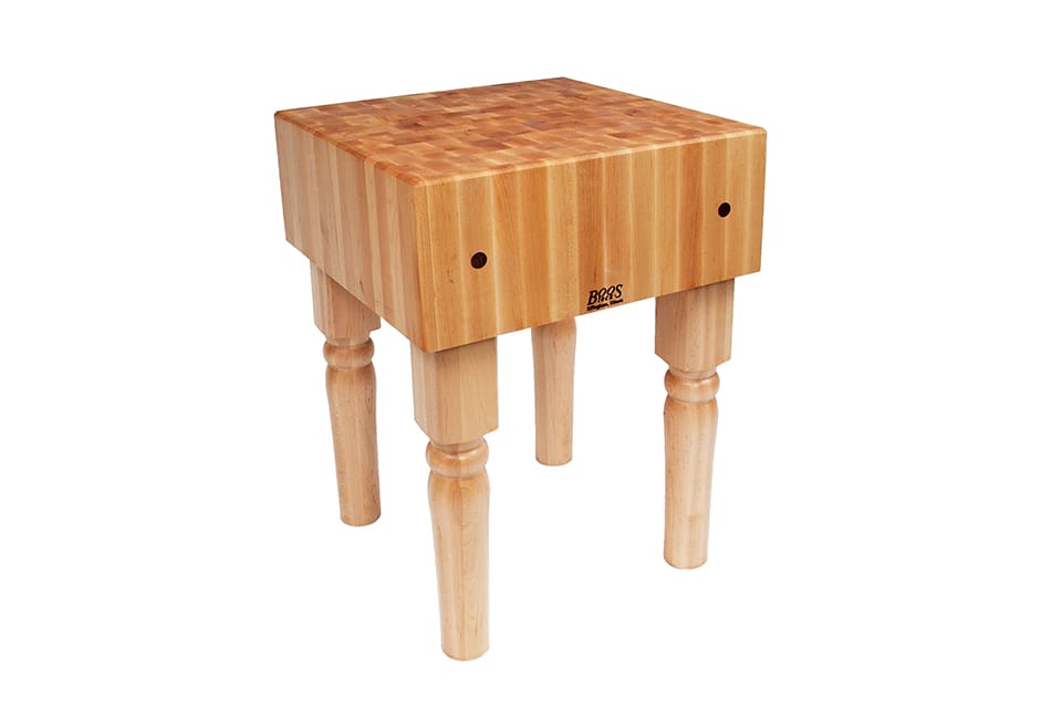 Classic Boos® AB Butcher Block; face wood construction; North American hard maple; natural finish with beeswax 157