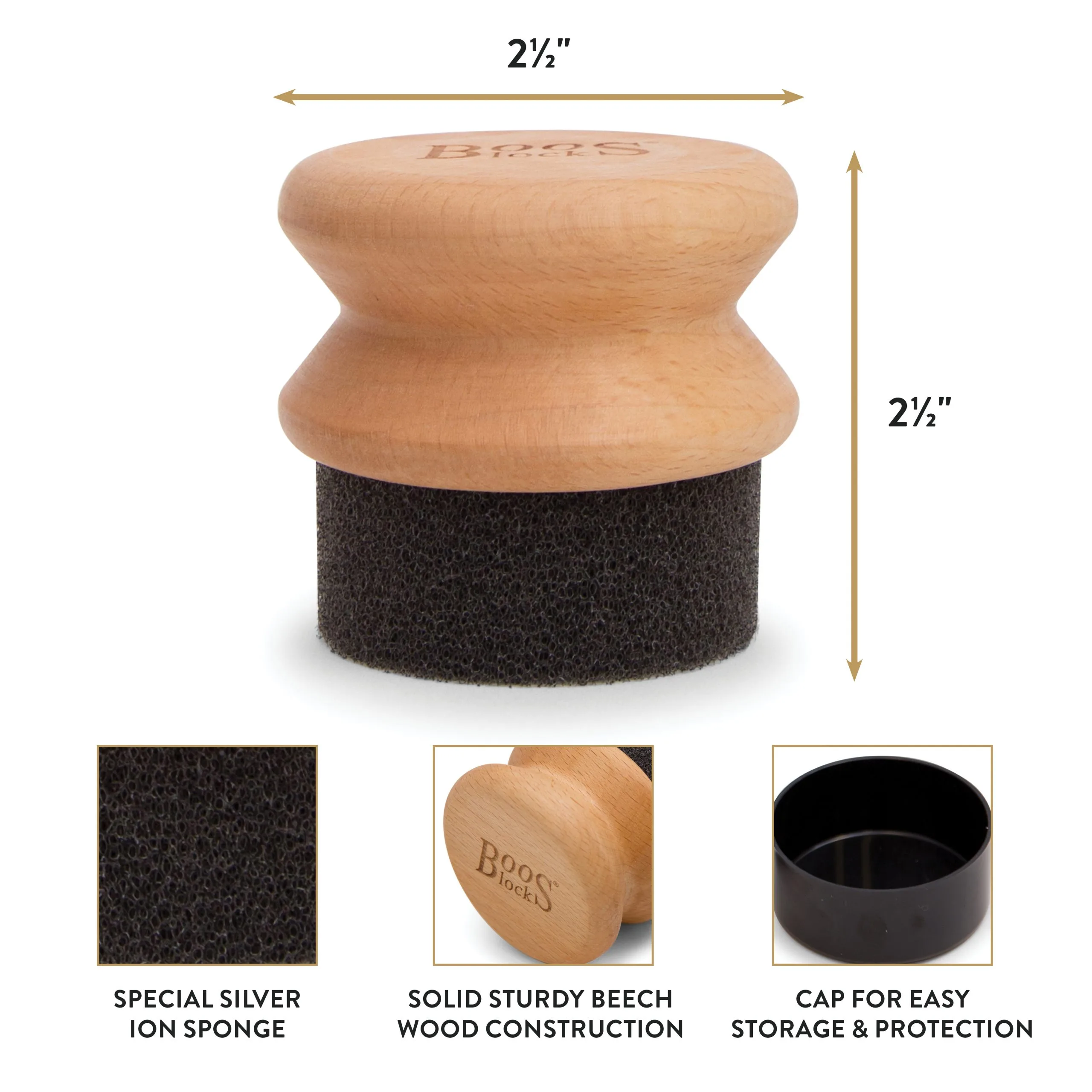 Boos Blocks® MYSCRMAPP Cutting Board Care Set 21