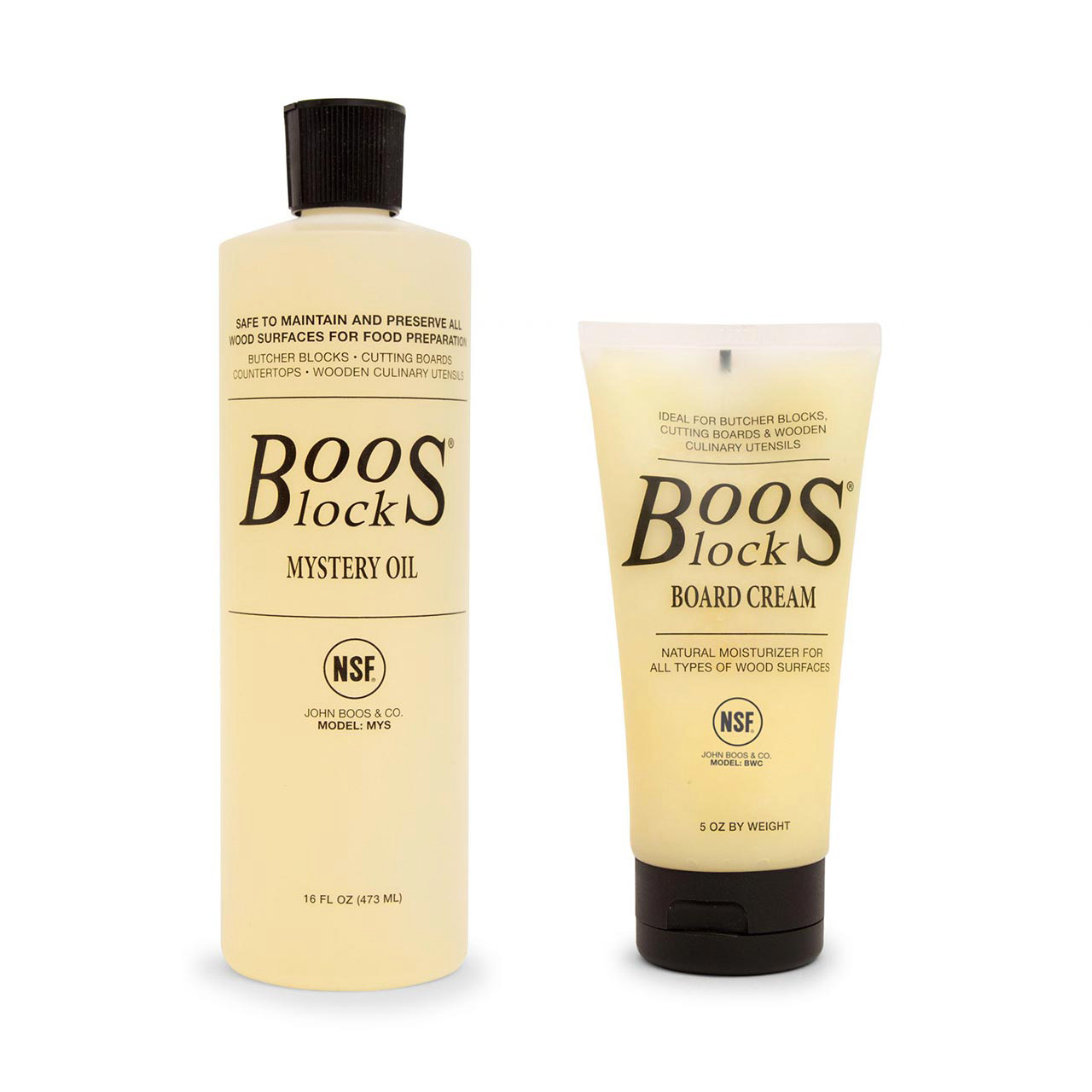 Boos Blocks® MYSCRM Mystery Oil & Board Cream Set 47