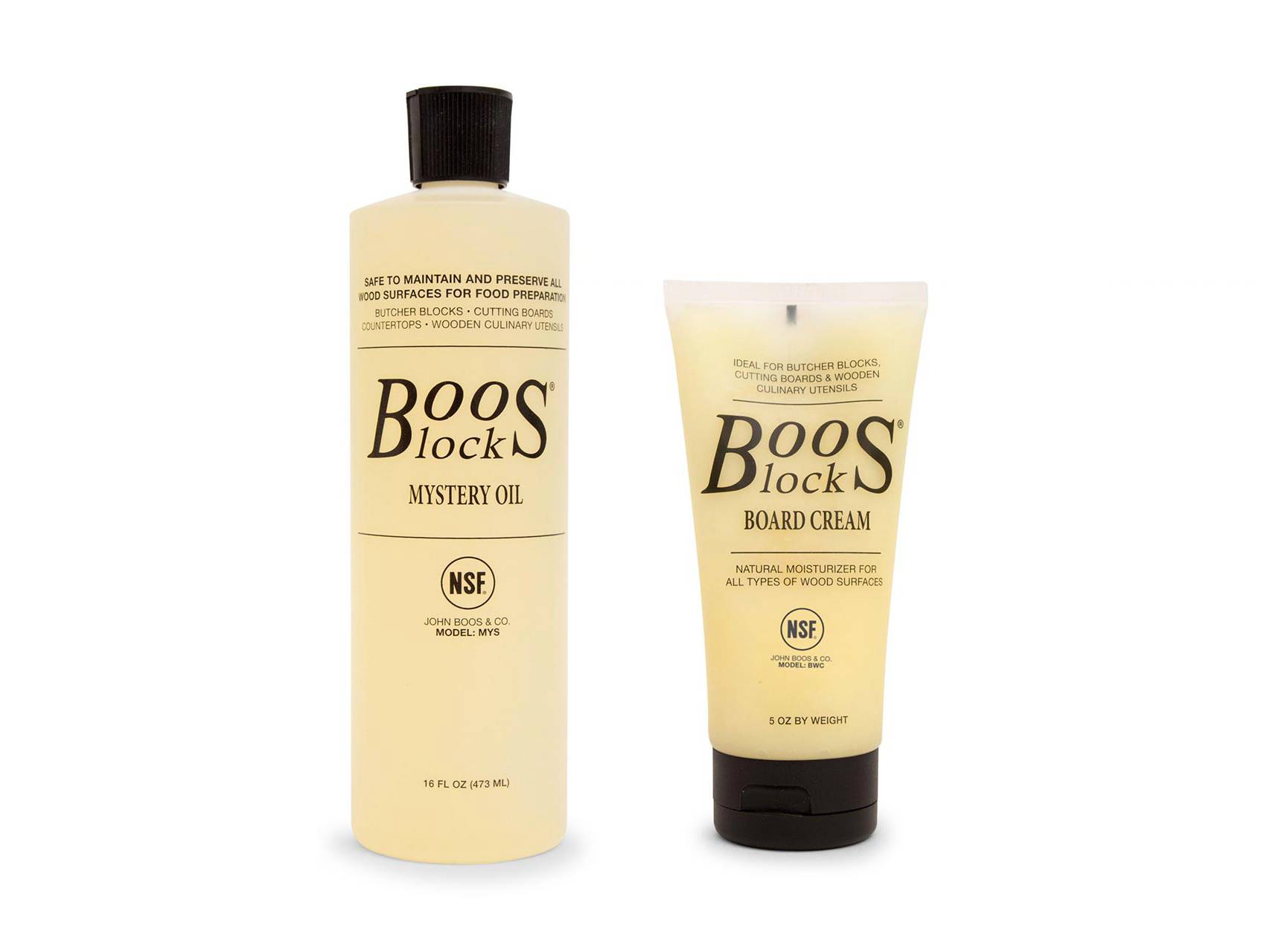 Boos Blocks® MYSCRM Mystery Oil & Board Cream Set 55