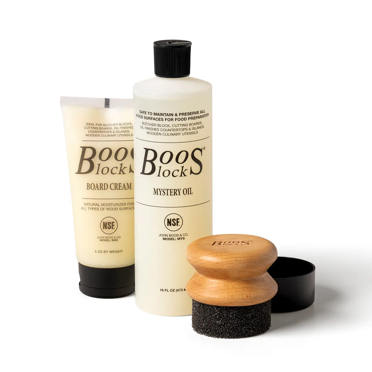 Boos Blocks® MYSCRMAPP Cutting Board Care Set 1