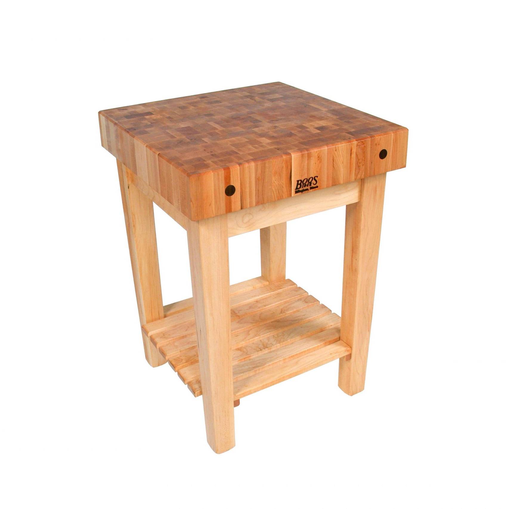 Boos® Maple Gourmet Block mit unterer Ablage 11