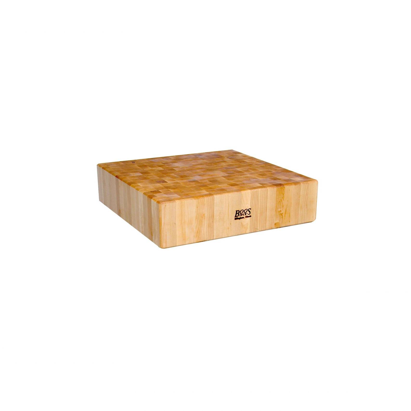 Boos® Leforza Block, Stirnholzplatte; Hard Maple; natürliches Finish mit Bienenwachs (Block & Edelstahlunterbau separat erhältlich) 27