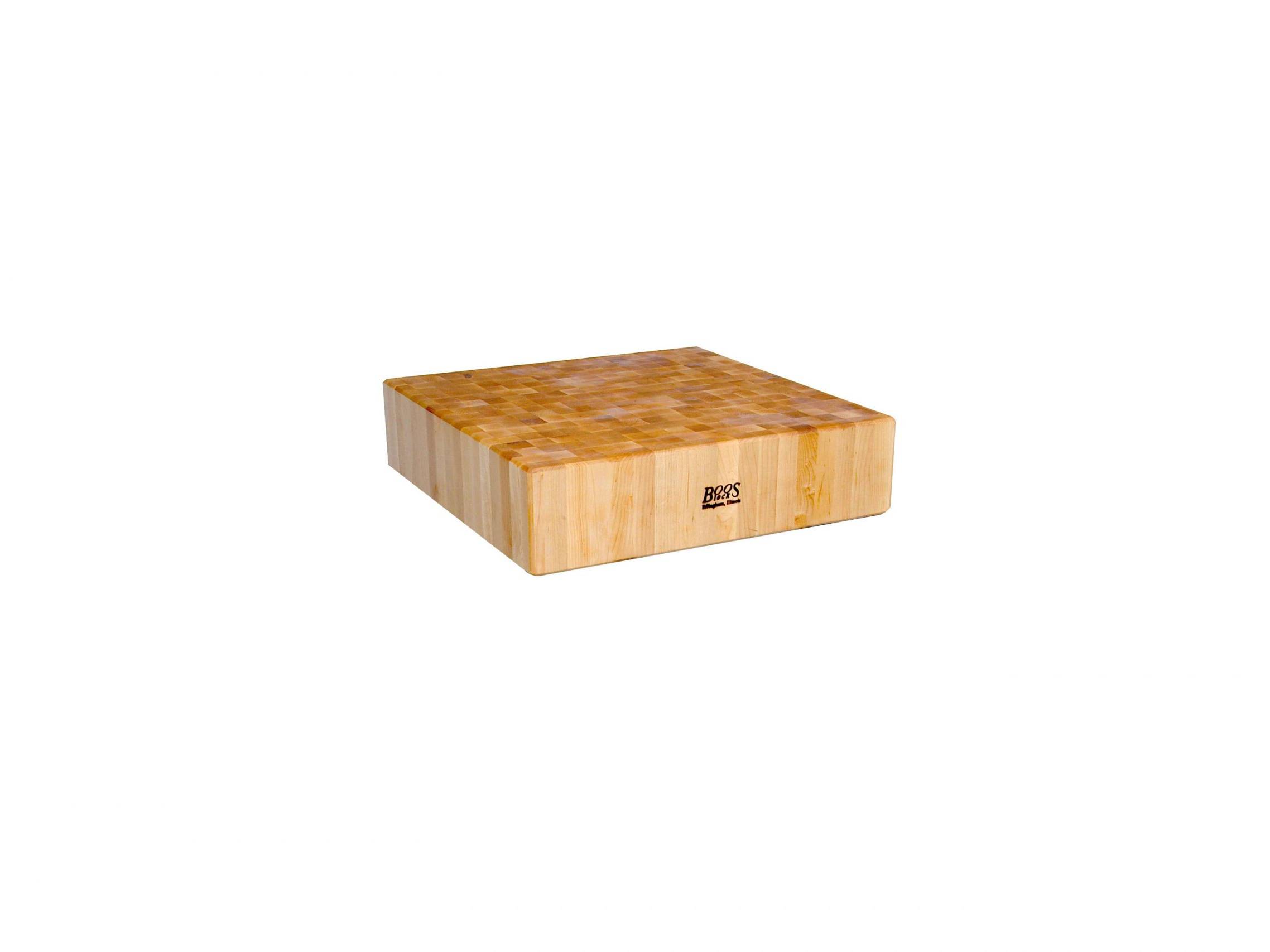 Boos® Leforza block, faceplate; hard maple; natural finish with beeswax (block &amp; stainless steel base sold separately) 49