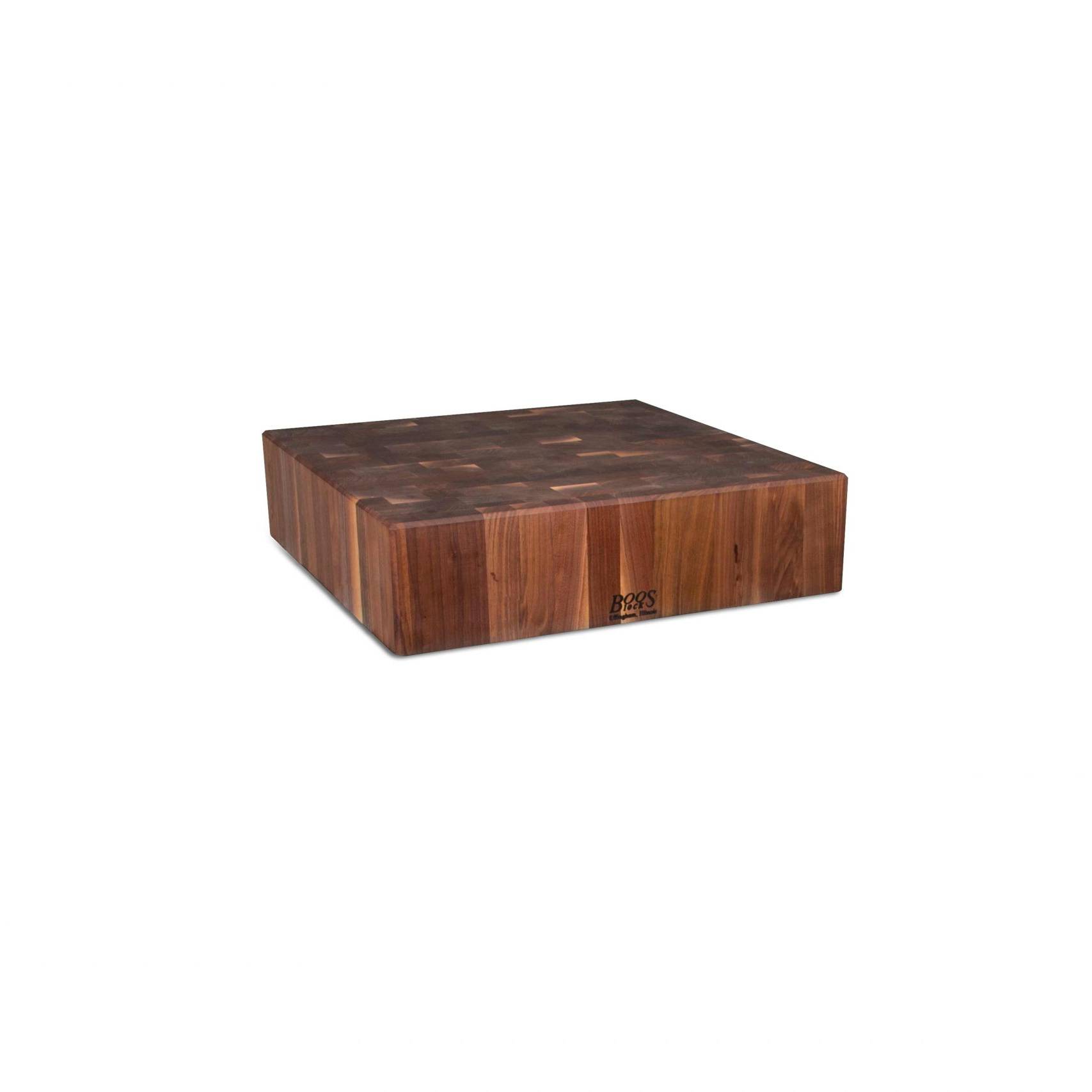 Boos® Leforza Block, Stirnholzplatte; Black Walnut; natürliches Finish mit Bienenwachs (Block & Edelstahlunterbau separat erhältlich) 29