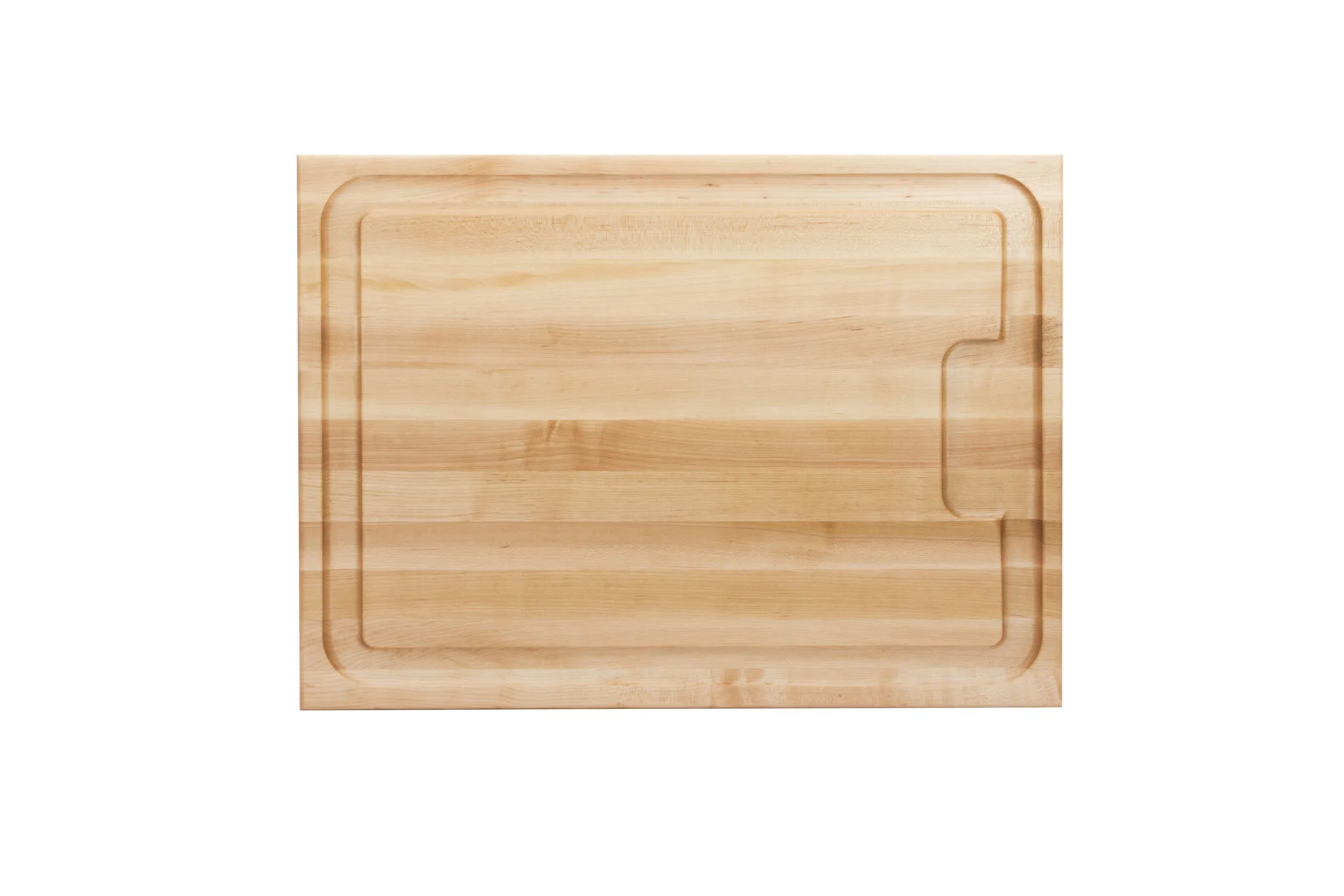Pro Chef Hard Maple Schneidebrett mit Saftrille und Griffmulden; beidseitig einsetzbar 8