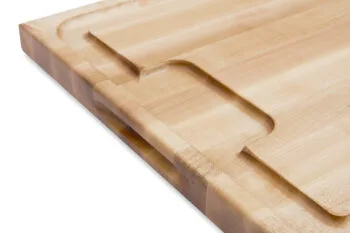 Pro Chef Hard Maple Schneidebrett mit Saftrille und Griffmulden; beidseitig einsetzbar 16